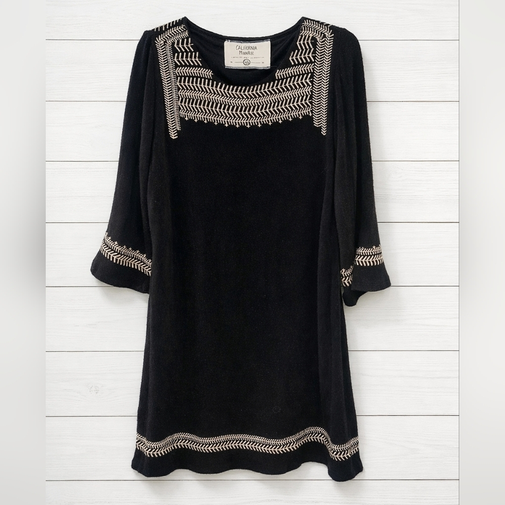 🌞 California Moonrise Black Dress - size large